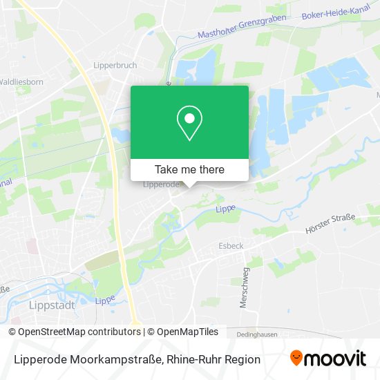 Lipperode Moorkampstraße map