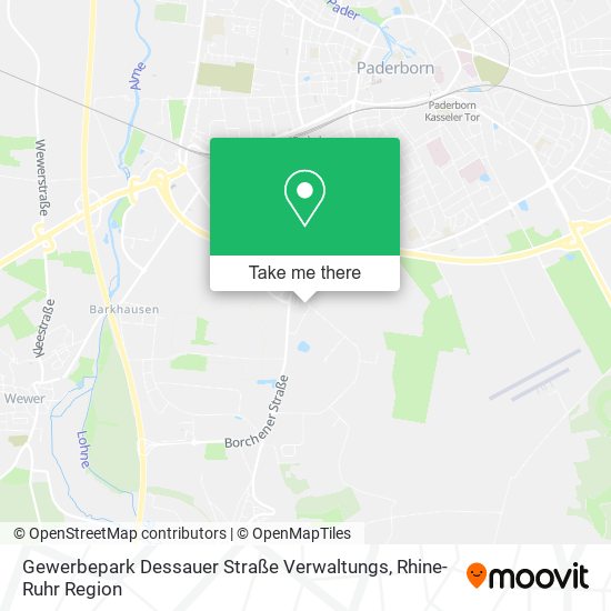 Gewerbepark Dessauer Straße Verwaltungs map