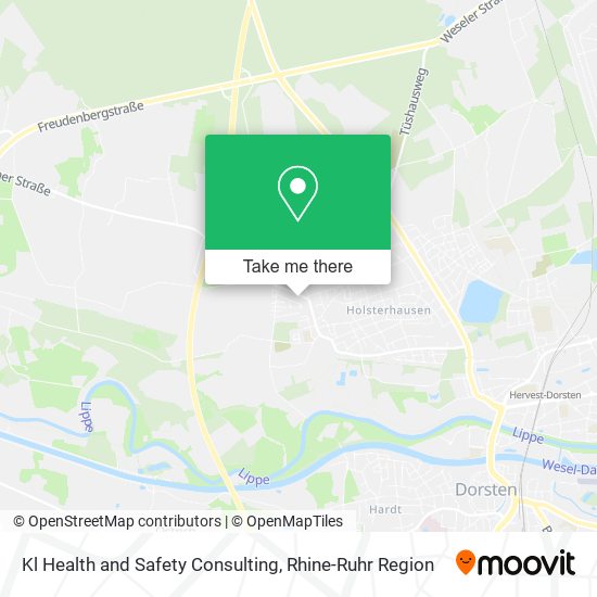 Kl Health and Safety Consulting map