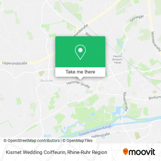 Карта Kismet Wedding Coiffeurin
