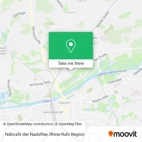 Карта Nähcafe der Nadelfee