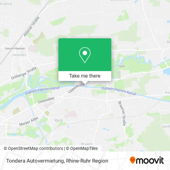 Карта Tondera Autovermietung