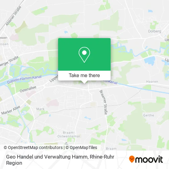 Карта Geo Handel und Verwaltung Hamm