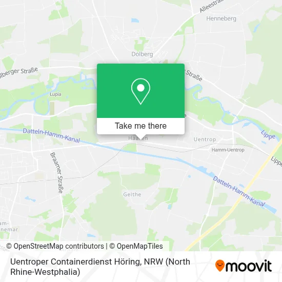 Uentroper Containerdienst Höring map