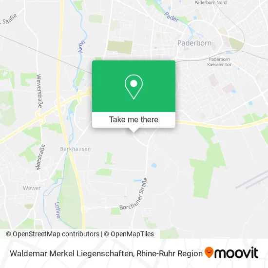 Карта Waldemar Merkel Liegenschaften