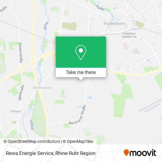 Rewa Energie Service map