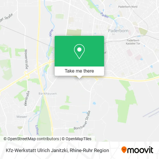 Карта Kfz-Werkstatt Ulrich Janitzki