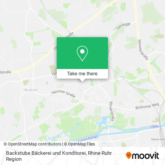 Карта Backstube Bäckerei und Konditorei