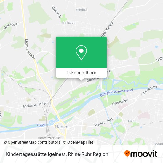 Карта Kindertagesstätte Igelnest