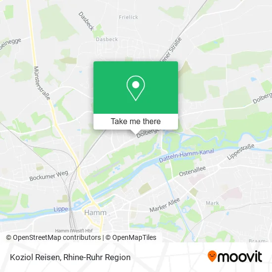 Карта Koziol Reisen