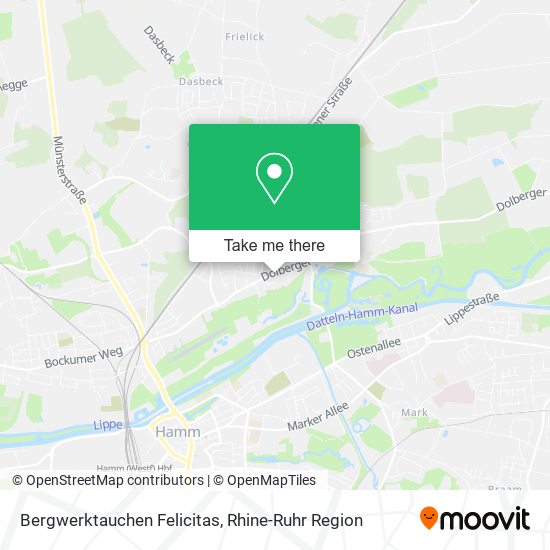 Bergwerktauchen Felicitas map