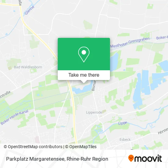 Карта Parkplatz Margaretensee