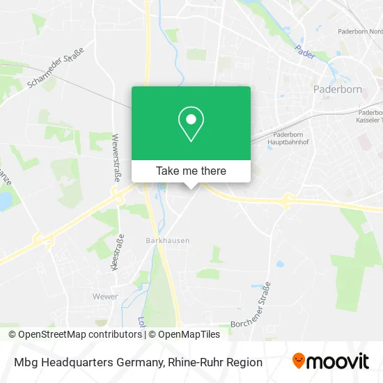 Карта Mbg Headquarters Germany
