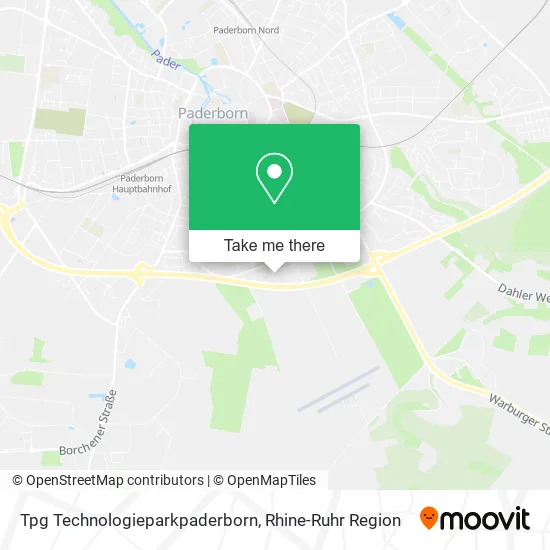 Карта Tpg Technologieparkpaderborn