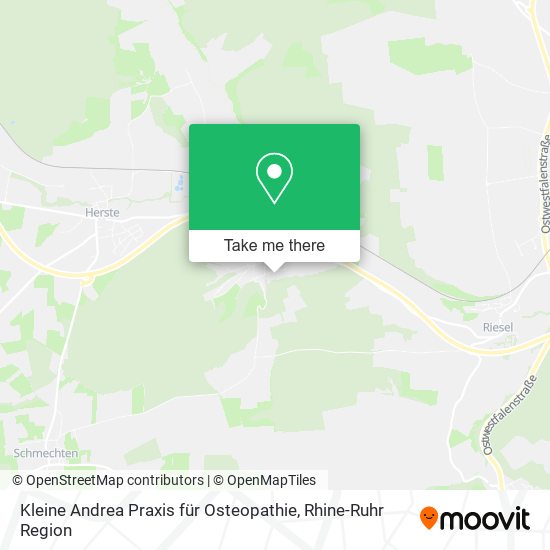 Kleine Andrea Praxis für Osteopathie map