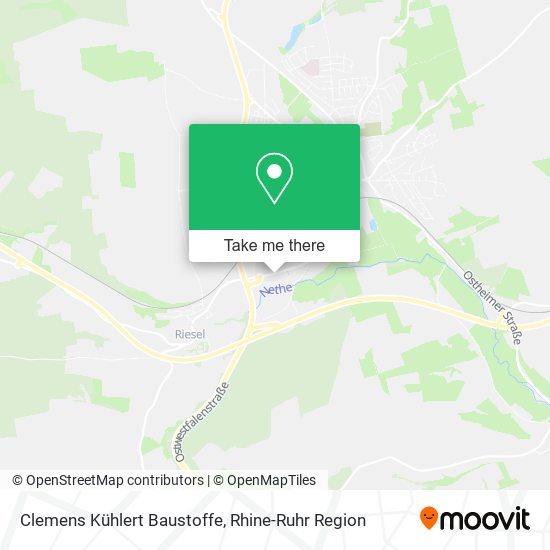 Clemens Kühlert Baustoffe map