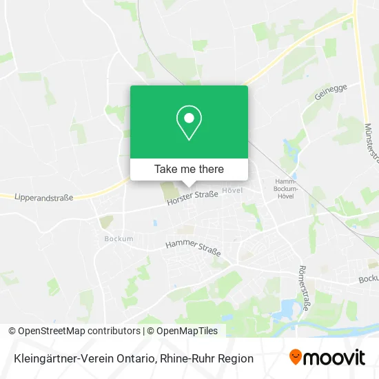 Карта Kleingärtner-Verein Ontario