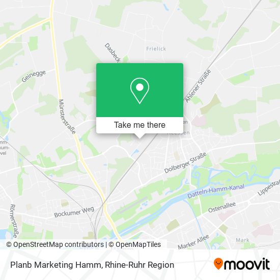 Planb Marketing Hamm map