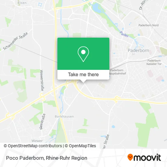 Карта Poco Paderborn