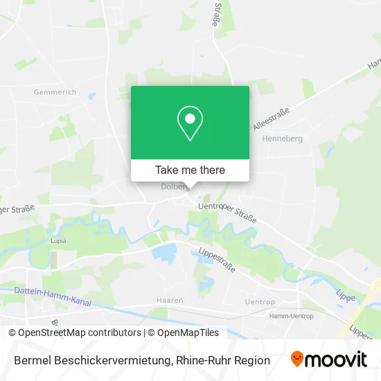 Карта Bermel Beschickervermietung
