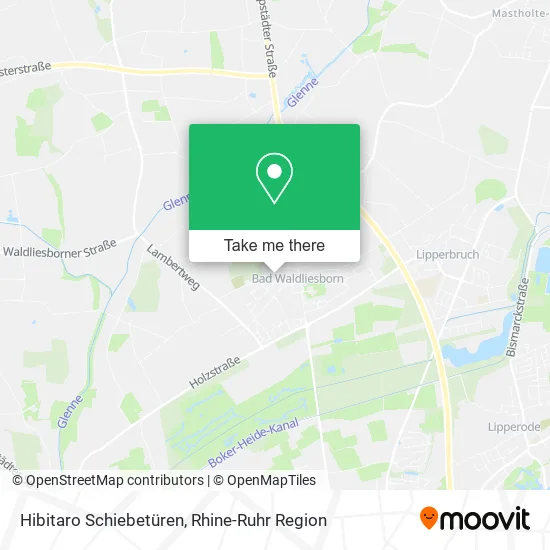 Карта Hibitaro Schiebetüren