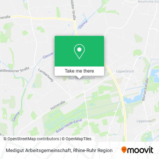 Medigut Arbeitsgemeinschaft map