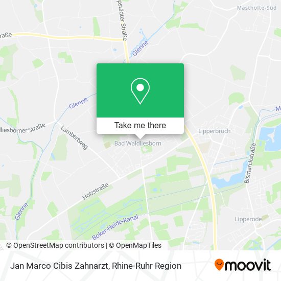 Jan Marco Cibis Zahnarzt map