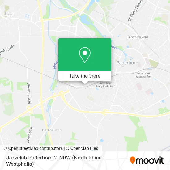 Jazzclub Paderborn 2 map