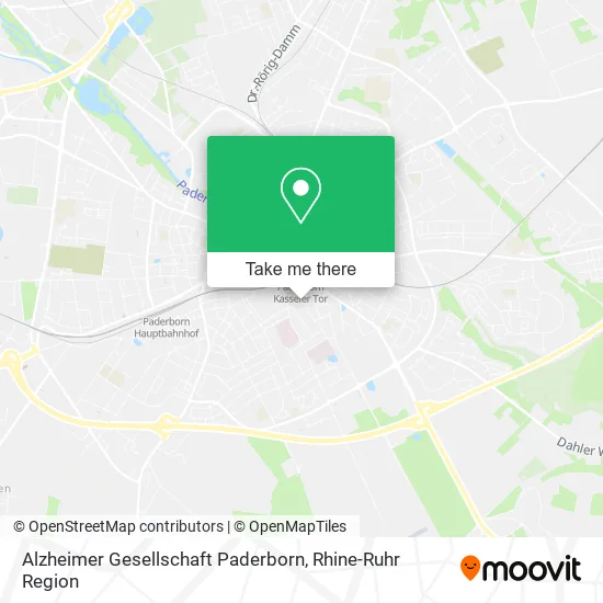 Alzheimer Gesellschaft Paderborn map