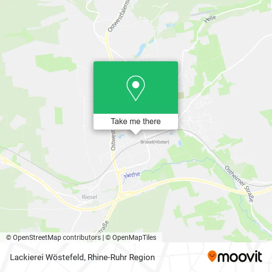 Карта Lackierei Wöstefeld