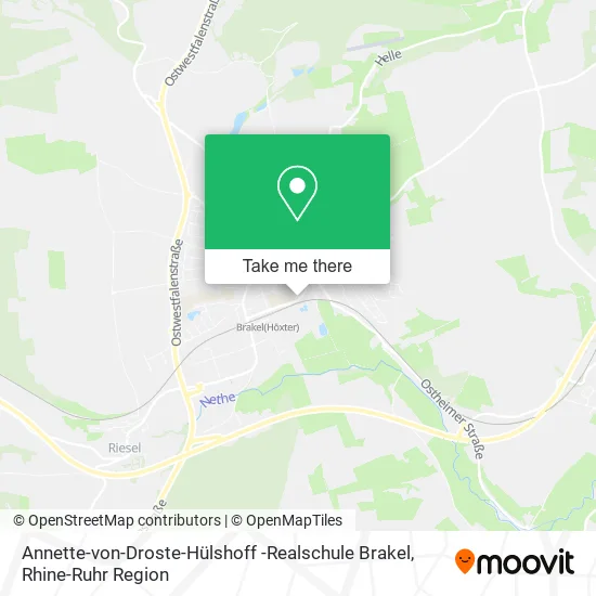 Карта Annette-von-Droste-Hülshoff -Realschule Brakel