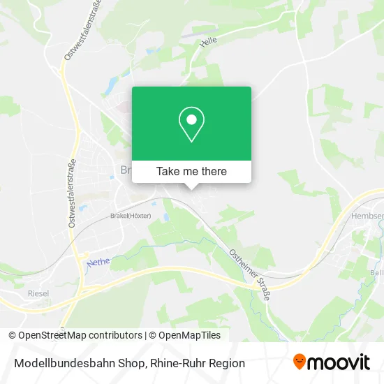 Карта Modellbundesbahn Shop