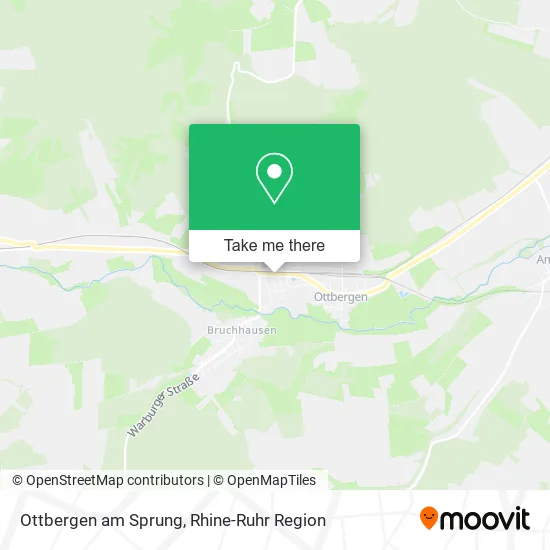 Карта Ottbergen am Sprung