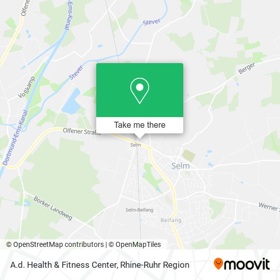 A.d. Health & Fitness Center map