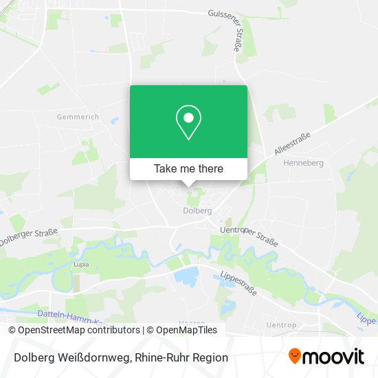 Dolberg Weißdornweg map
