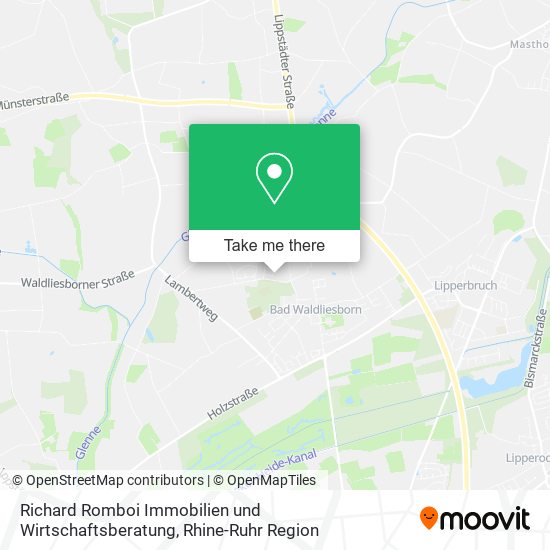 Richard Romboi Immobilien und Wirtschaftsberatung map