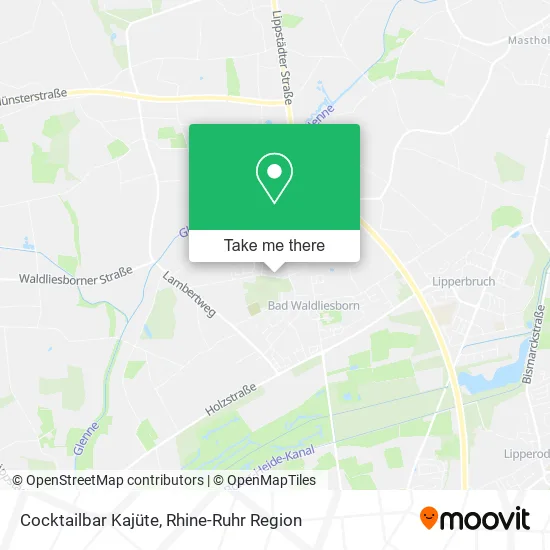 Карта Cocktailbar Kajüte