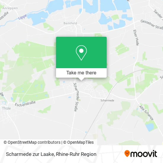 Карта Scharmede zur Laake