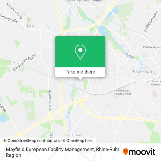 Mayfield European Facility Management map
