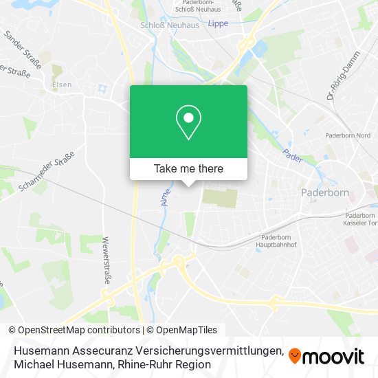 Husemann Assecuranz Versicherungsvermittlungen, Michael Husemann map