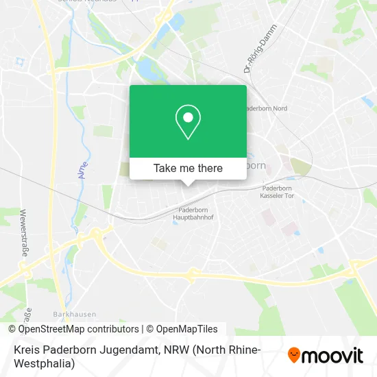 Kreis Paderborn Jugendamt map