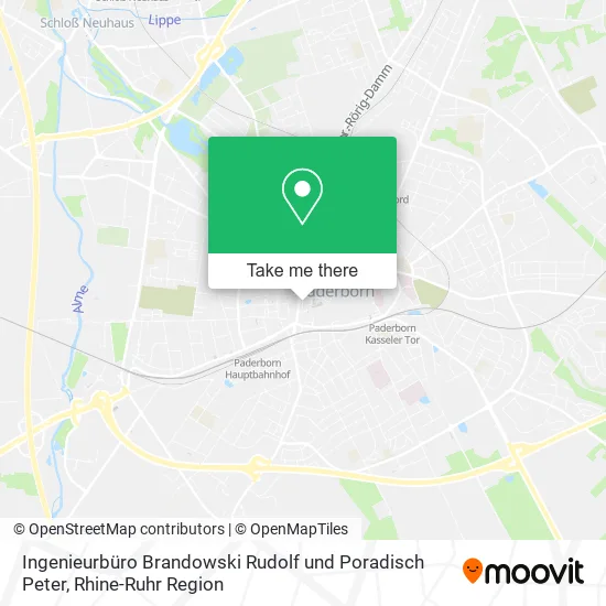 Карта Ingenieurbüro Brandowski Rudolf und Poradisch Peter