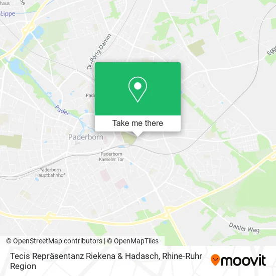 Карта Tecis Repräsentanz Riekena & Hadasch