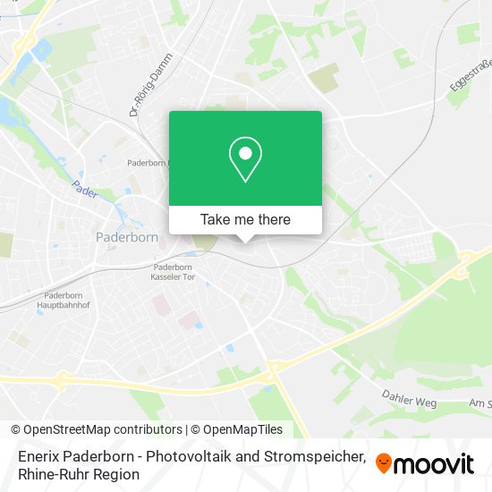 Enerix Paderborn - Photovoltaik and Stromspeicher map