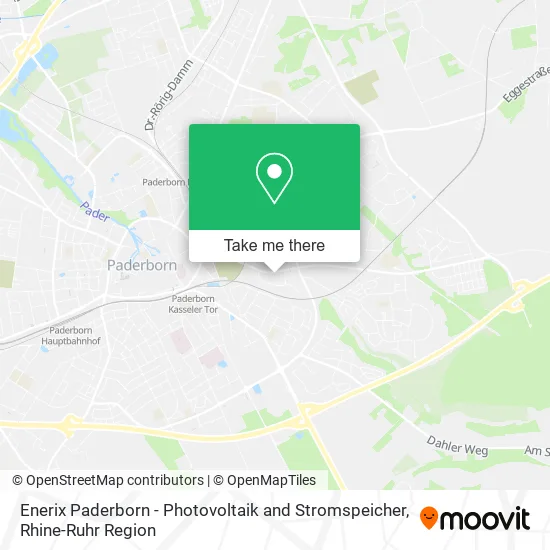Карта Enerix Paderborn - Photovoltaik and Stromspeicher