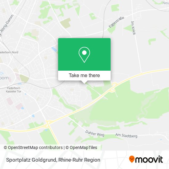 Sportplatz Goldgrund map