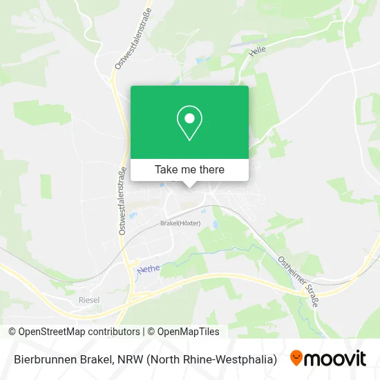 Bierbrunnen Brakel map