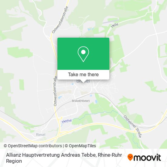 Allianz Hauptvertretung Andreas Tebbe map