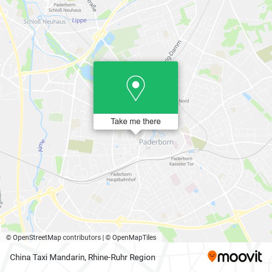 China Taxi Mandarin map