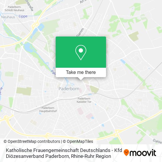 Katholische Frauengemeinschaft Deutschlands - Kfd Diözesanverband Paderborn map